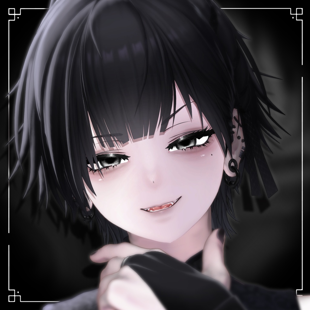 【SALE】 🖤「泣夜専用」🖤 Nakiya Textures FullPack (2 Eyes, MakeUp, Body, Tongue, Tail)