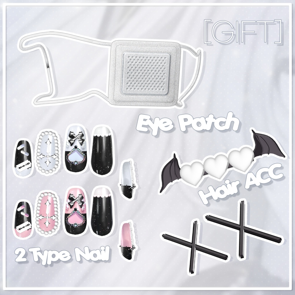 ćSALEć š¤ćć¦ć§ć³ćć£å°ēØćš¤ Wendy Textures FullPack (2 Eyes, MakeUp, Body, Nail, ACC, Tongue, EyePatch)