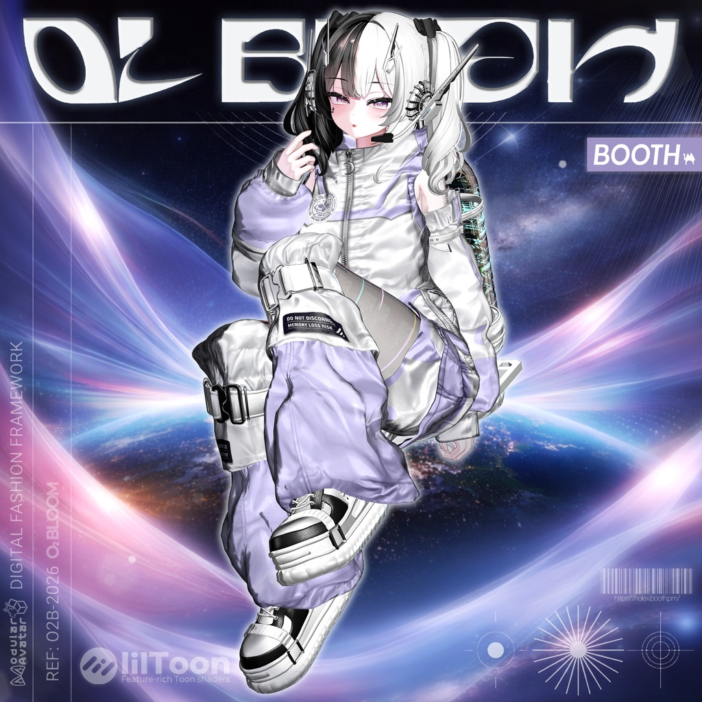 【SALE】 O₂ BLOOM🖤Oxy-ERROR 「18アバター対応」