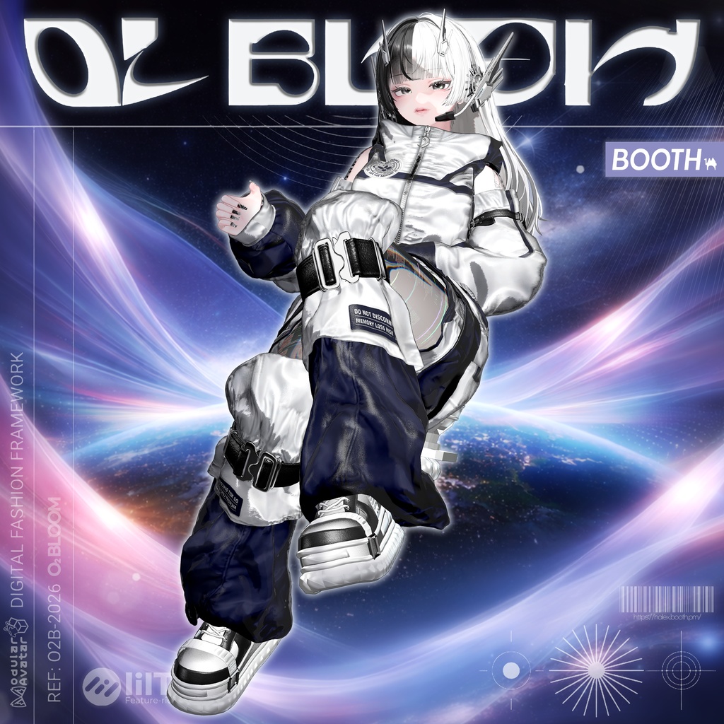 【SALE】 O₂ BLOOM🖤Oxy-ERROR 「18アバター対応」