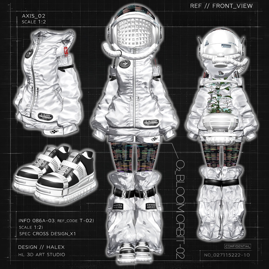 【SALE】 O₂ BLOOM🖤Oxy-ERROR 「18アバター対応」