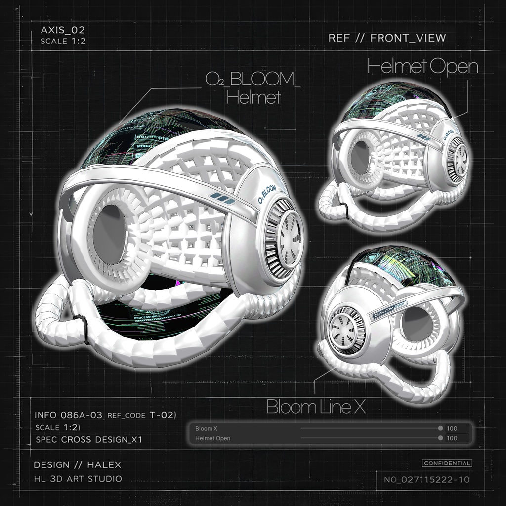 【SALE】 O₂ BLOOM🖤Oxy-ERROR 「18アバター対応」