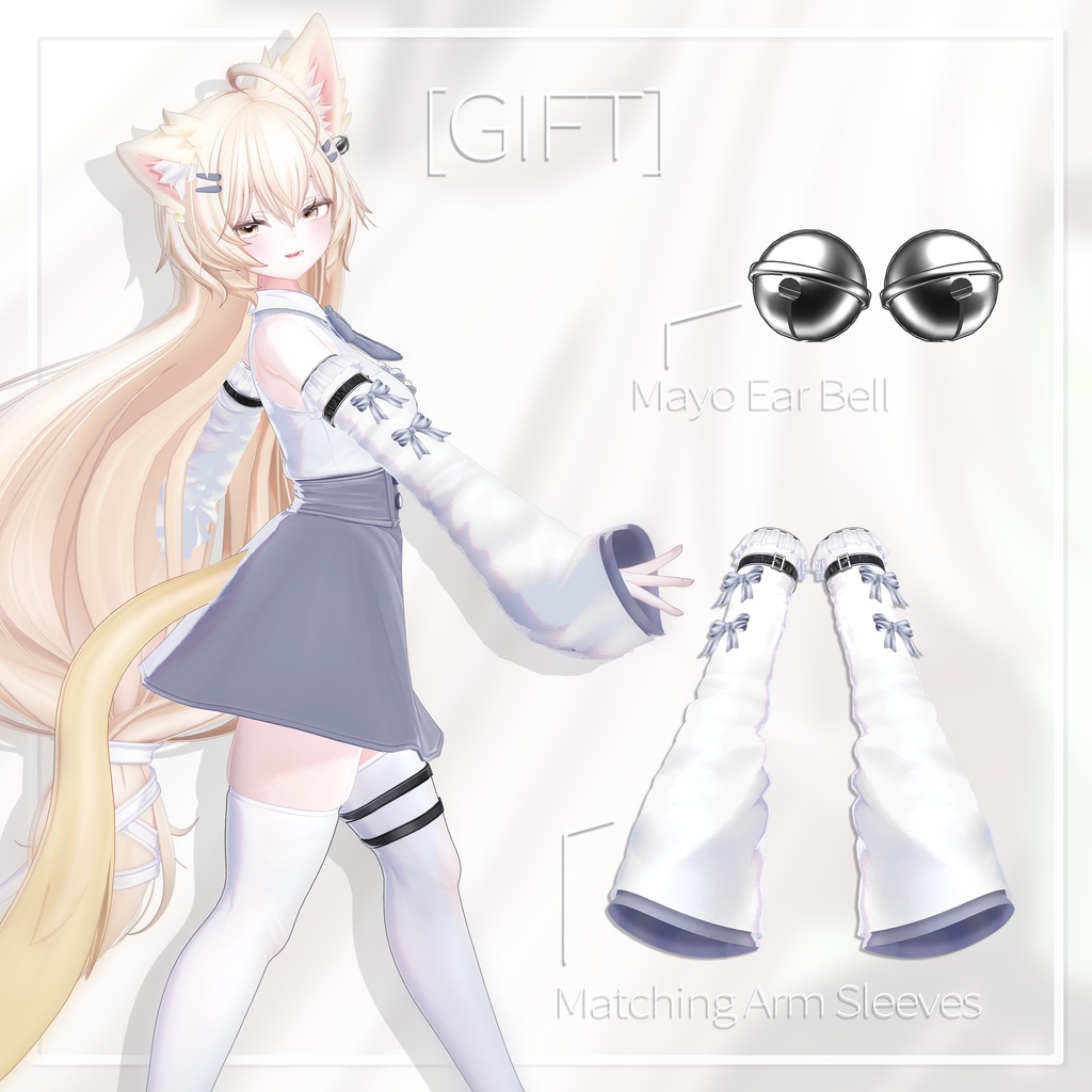 【SALE】🤍「まよ専用」🤍 Mayo Textures FullPack (2 Eyes, MakeUp, Body, Tongue, Sleeve, Bell)