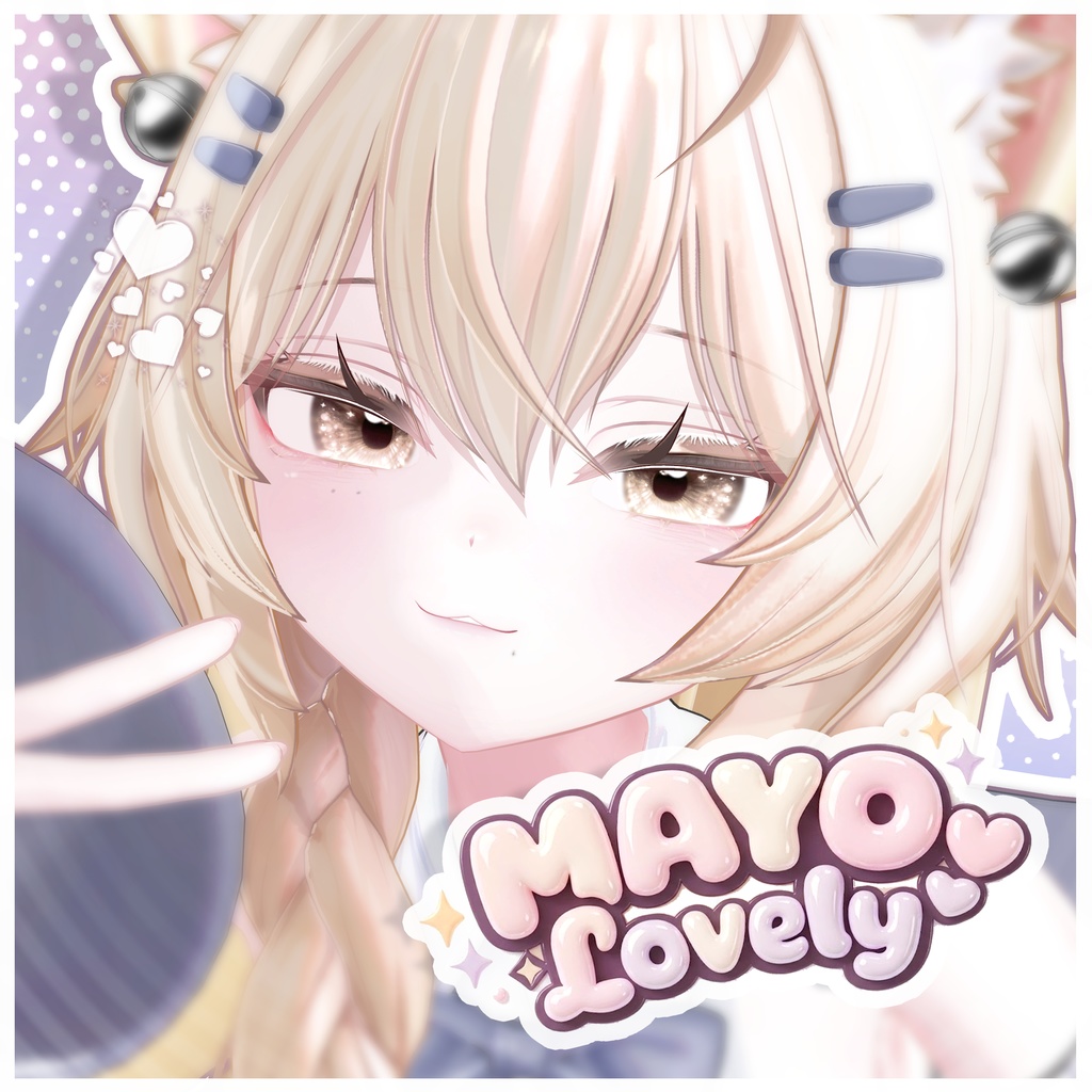 【SALE】🤍「まよ専用」🤍 Mayo Textures FullPack (2 Eyes, MakeUp, Body, Tongue, Sleeve, Bell)