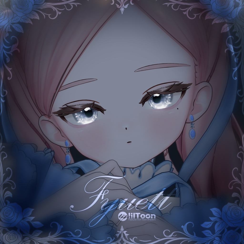 【SALE】💙「フィユエ専用」🤍 Fyuett Textures FullPack (2 Eyes, MakeUp, Body, Tongue, doll, Earring)