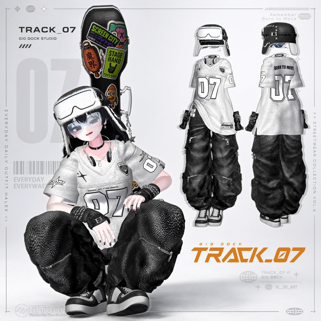 【SALE】 🎧 TRACK_07 ✦GIG DOCK✧ 「22アバター対応」