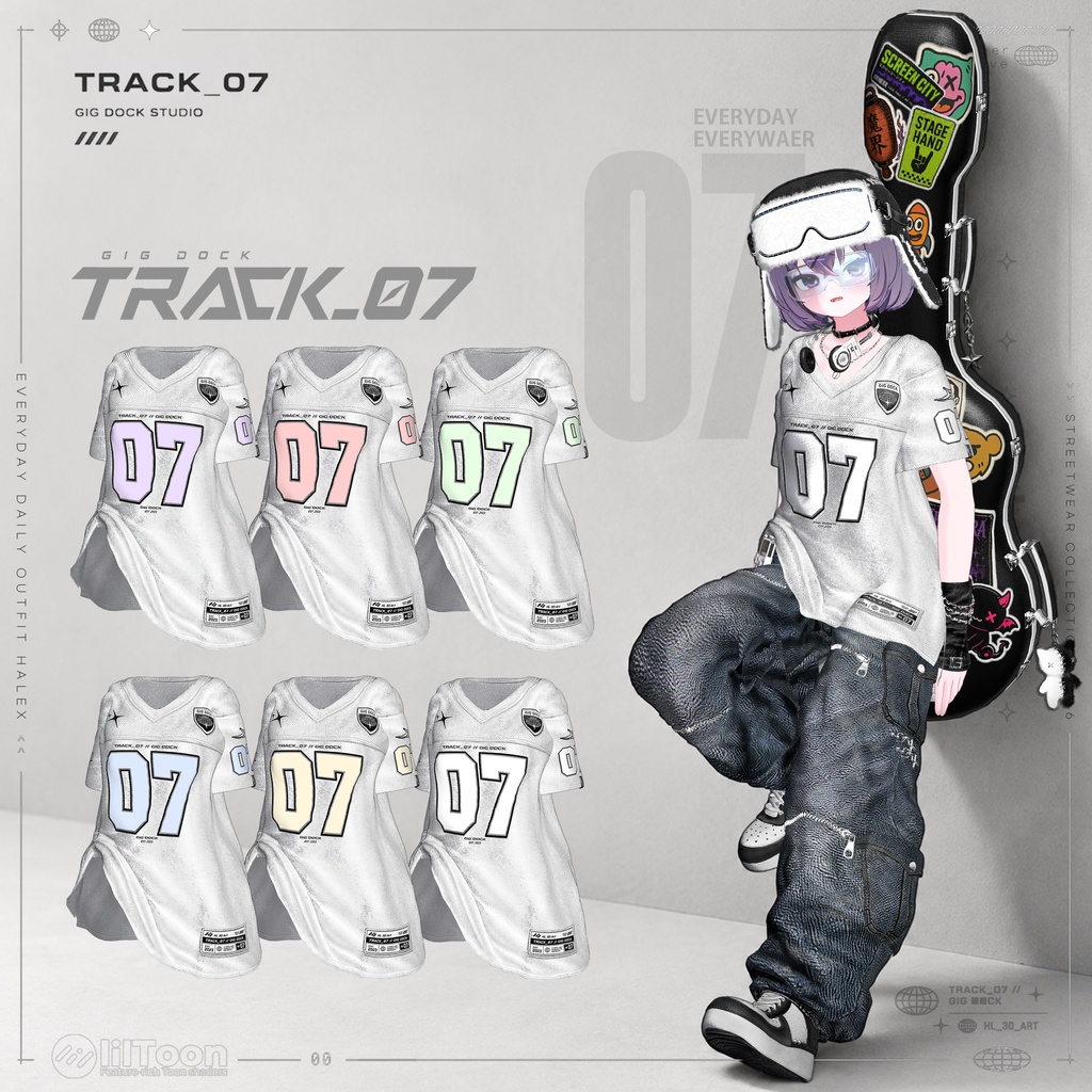 【SALE】 🎧 TRACK_07 ✦GIG DOCK✧ 「22アバター対応」