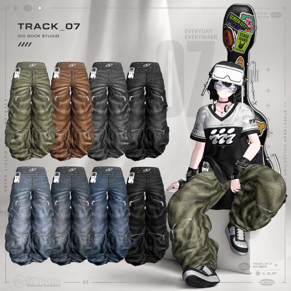【SALE】 🎧 TRACK_07 ✦GIG DOCK✧ 「22アバター対応」