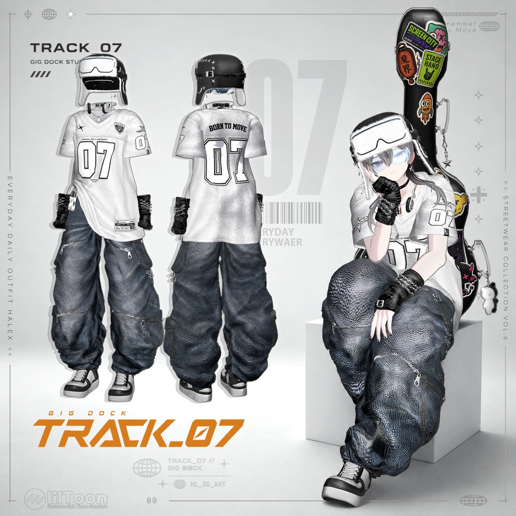 【SALE】 🎧 TRACK_07 ✦GIG DOCK✧ for Men「11アバター対応」