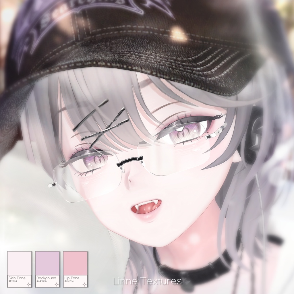 ใSALEใ๐ใใชใณใๅฐ็จใ๐ Linne Textures FullPack (2 Eyes, MakeUp, Body, Tongue, Cap, Glass)