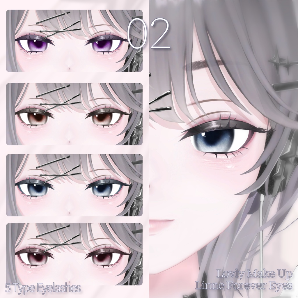 ใSALEใ๐ใใชใณใๅฐ็จใ๐ Linne Textures FullPack (2 Eyes, MakeUp, Body, Tongue, Cap, Glass)