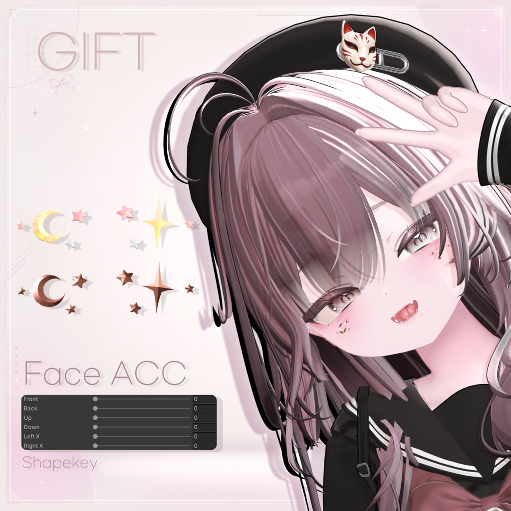 【SALE】📸「輝夜専用」🤍 kaguya Textures FullPack (3 Eyes, MakeUp, Body, Tongue, ACC, GIFT)