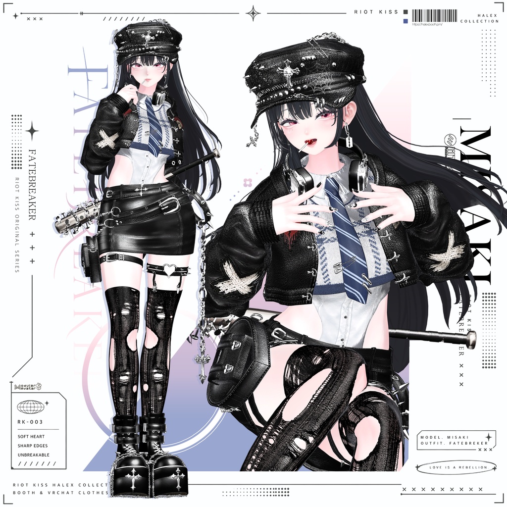 【SALE】 🖤RIOT † KISS🖤 「23アバター対応」
