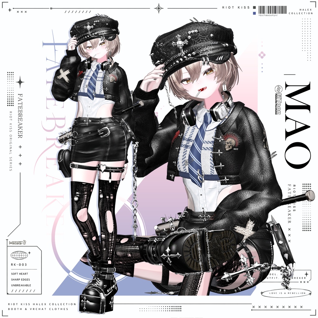 【SALE】 🖤RIOT † KISS🖤 「23アバター対応」