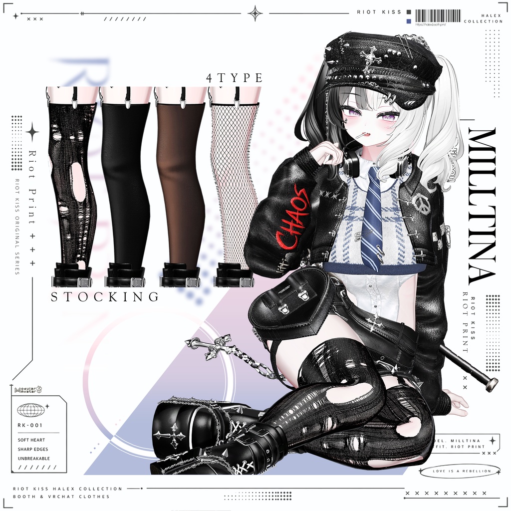 【SALE】 🖤RIOT † KISS🖤 「23アバター対応」