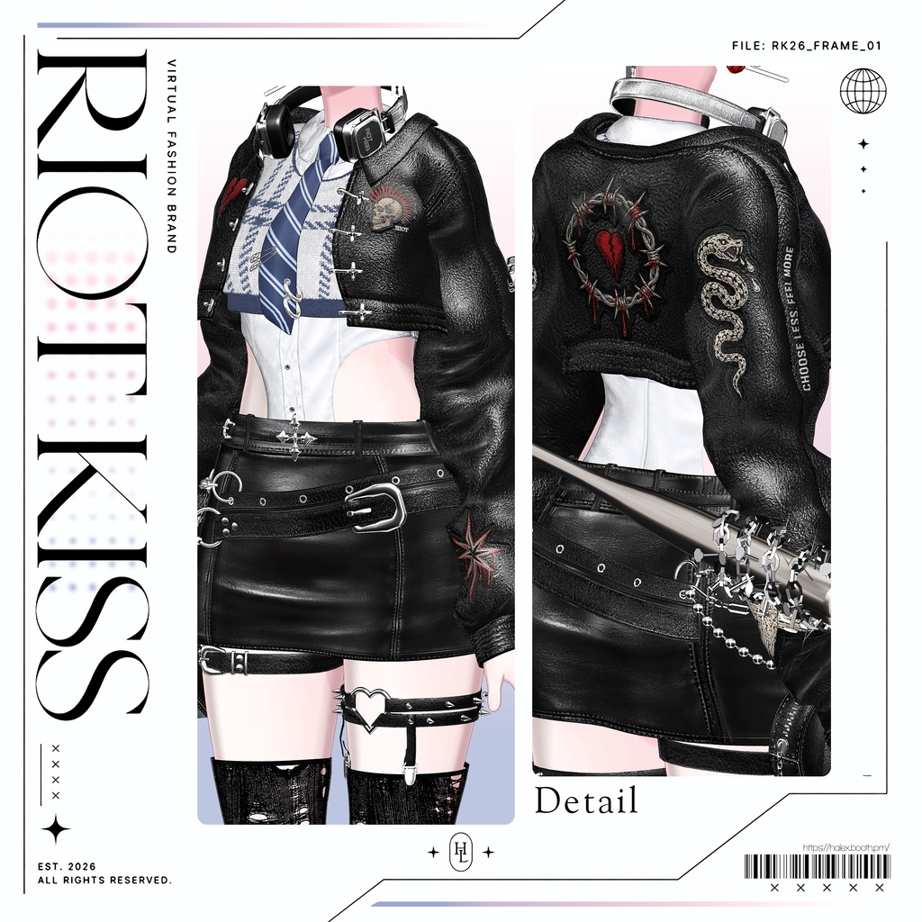 【SALE】 🖤RIOT † KISS🖤 「23アバター対応」