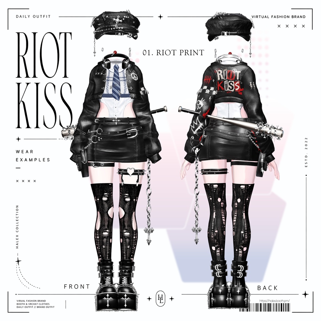【SALE】 🖤RIOT † KISS🖤 「23アバター対応」