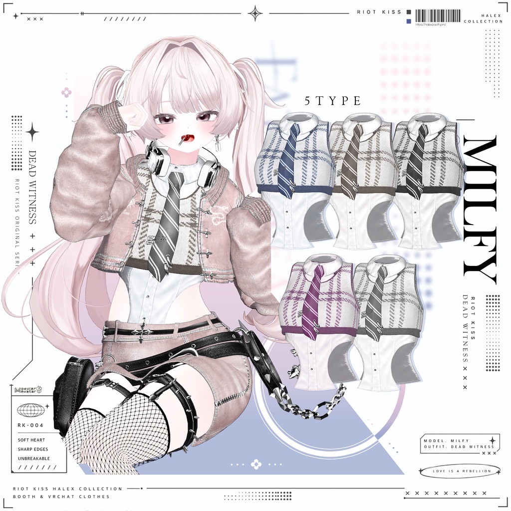 【SALE】 🖤RIOT † KISS🖤 「23アバター対応」