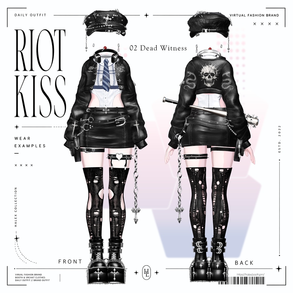 【SALE】 🖤RIOT † KISS🖤 「23アバター対応」