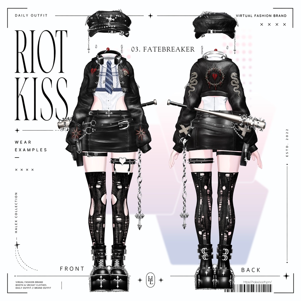 【SALE】 🖤RIOT † KISS🖤 「23アバター対応」