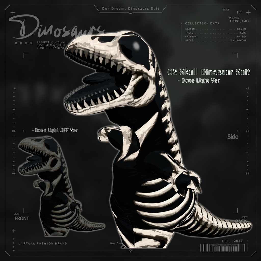 【SALE】Our Dream, 🦖Dinosaurs Suit🦖「36アバター対応」