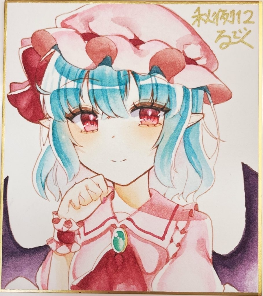 手描き色紙(小)