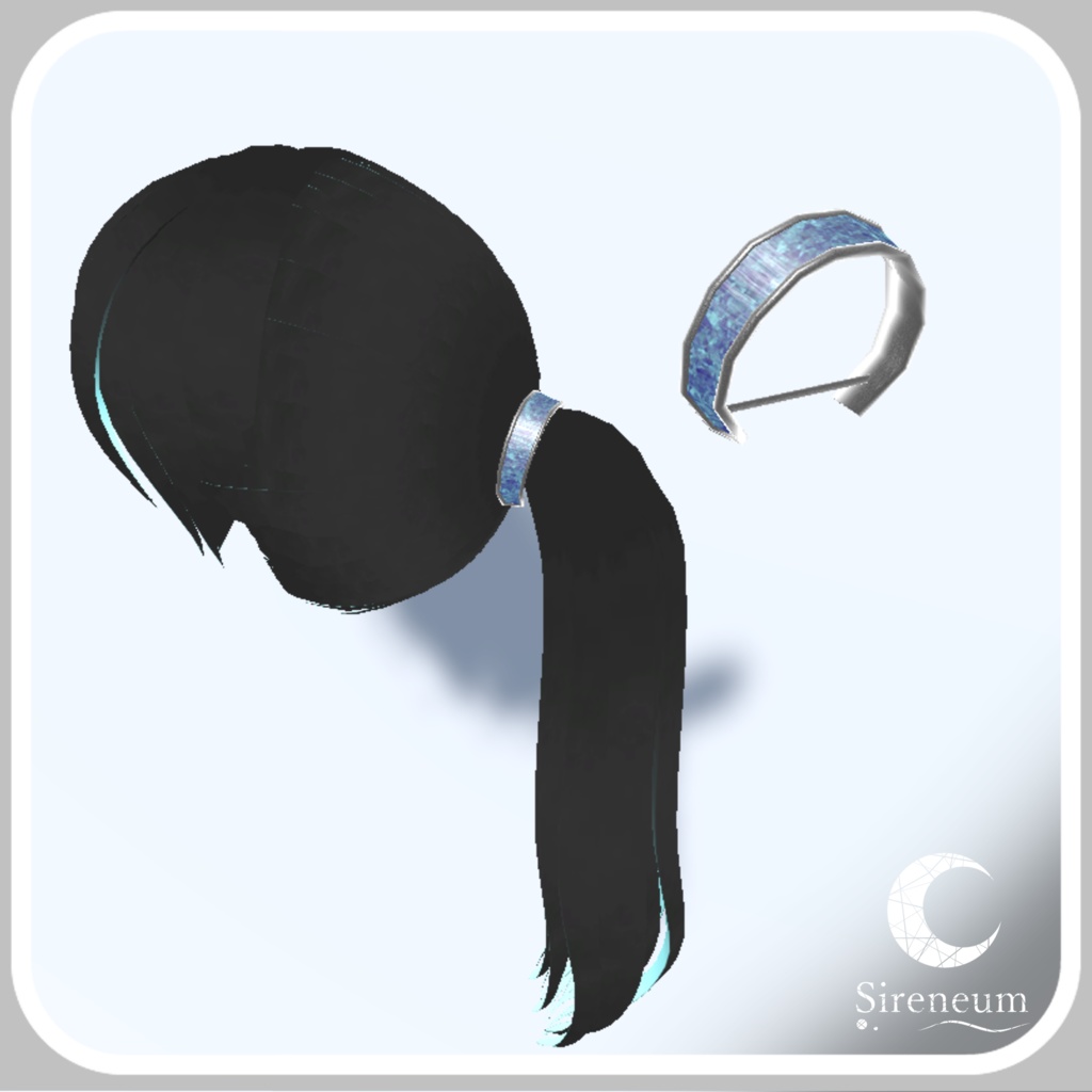 【MA対応】SireneumSimplePonyTail 【髪型】