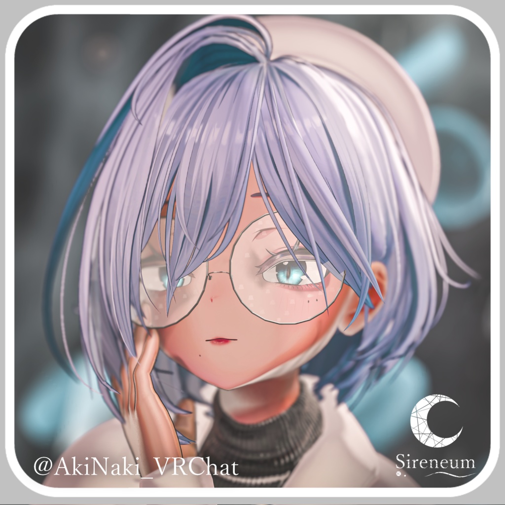 【MA対応】Deep Sea Round Glasses