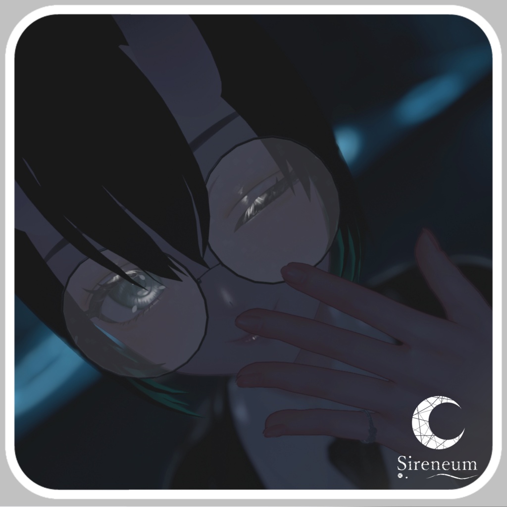 【MA対応】Deep Sea Round Glasses