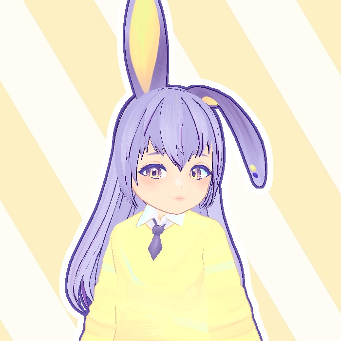 Vroid model pastel sunny bunny
