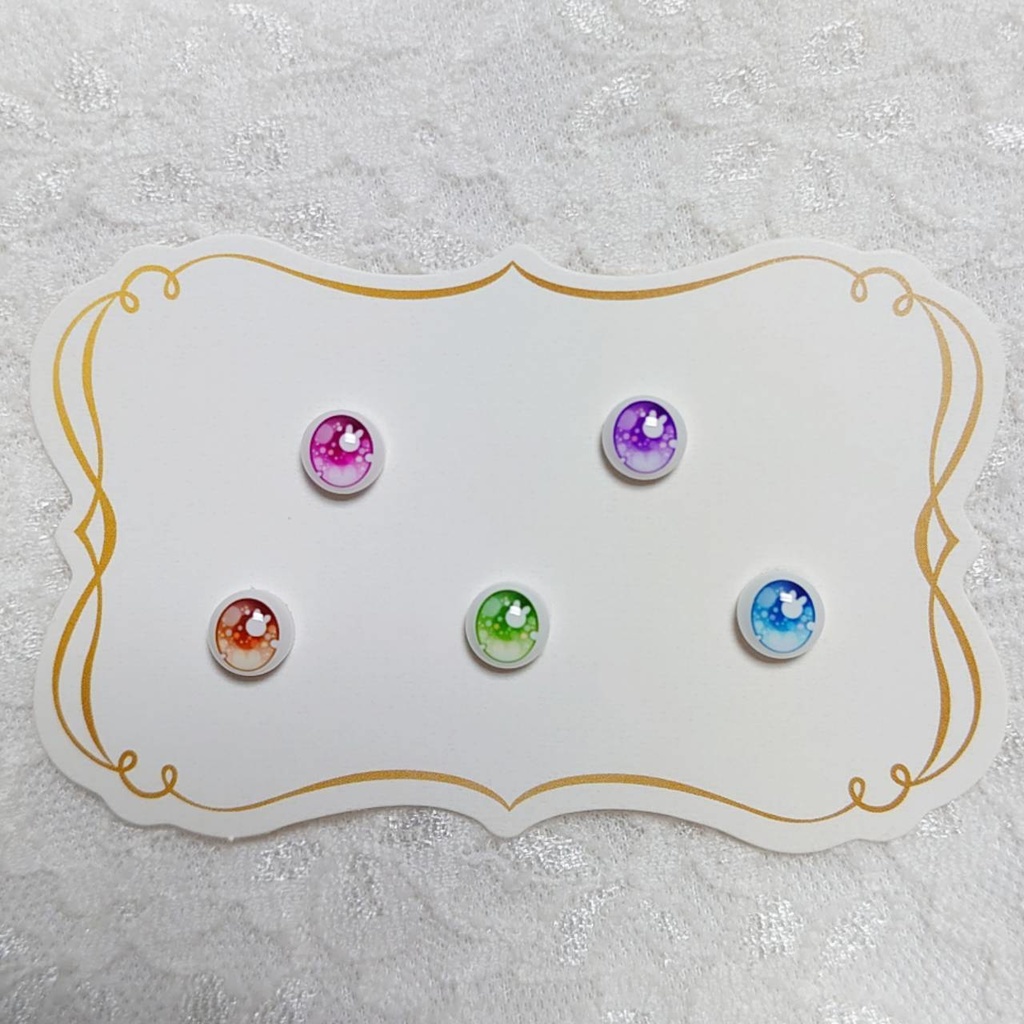 【8mmレジンアイ】キャンディ・ラビット【B級品】