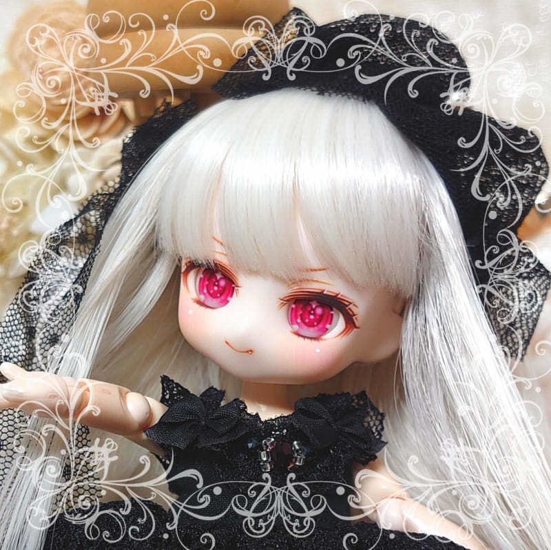 ドール用フェイスパーツ パテ盛りあり かすたむフェイス cream