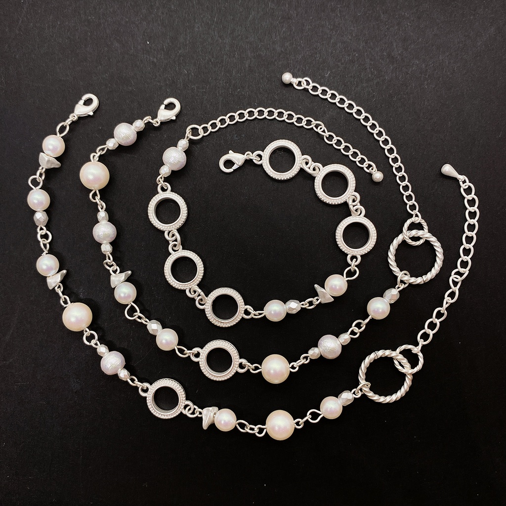 『白いリボン』イメージブレスレット