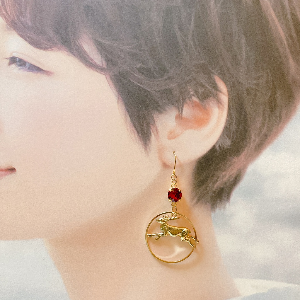 『聖なる鹿殺し』イメージピアス・イヤリング&ネックレスセット