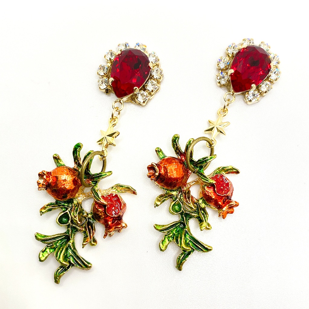 『ざくろの色』イメージピアス・イヤリング