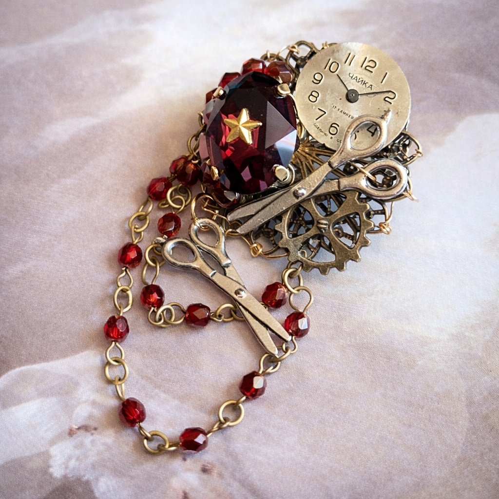 寶井灯依里／灰崎魔斗イメージブローチ