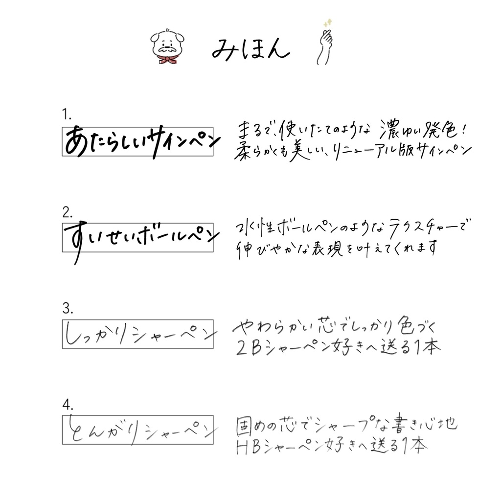 【✏️Procreate】おでこ×そらしど 手書き文字ブラシセット