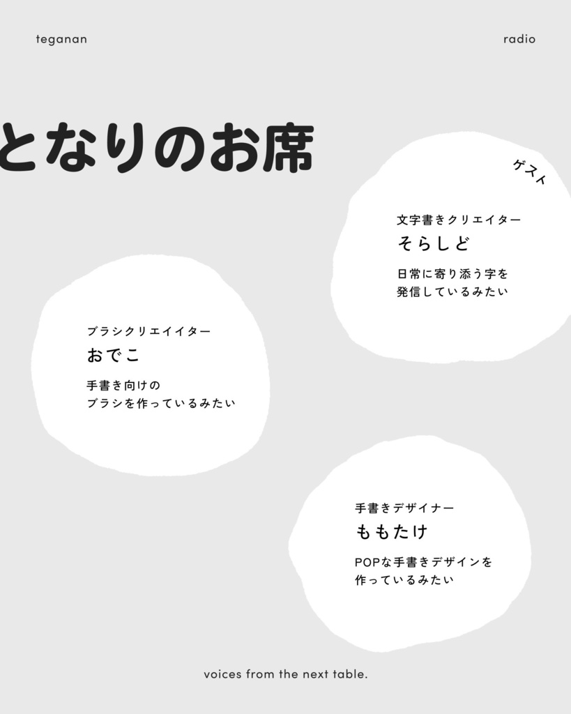 【📻🧤☁️】てがなん盗み聞きラジオ( ゲスト:そらしど )