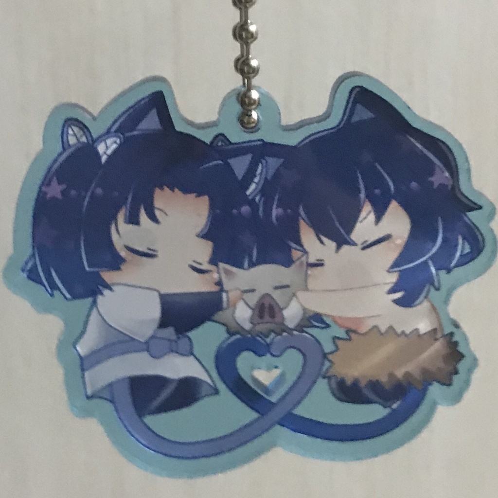 鬼滅の刃 おやすみにゃんこキーホルダー