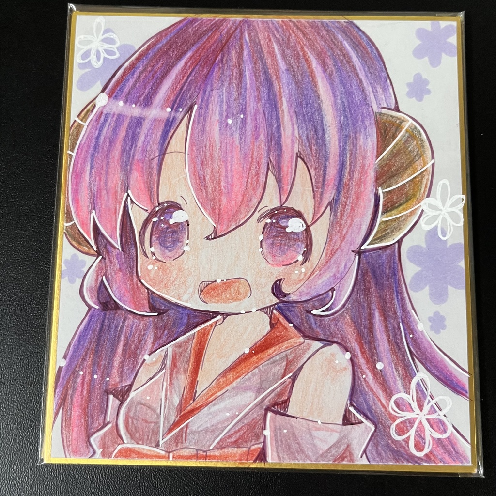 小色紙 ひぐらし 羽入