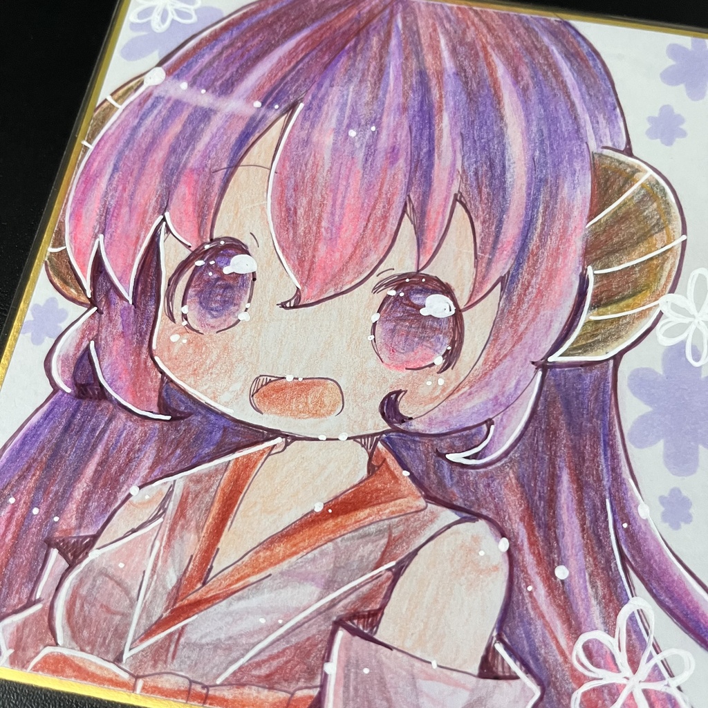 小色紙 ひぐらし 羽入