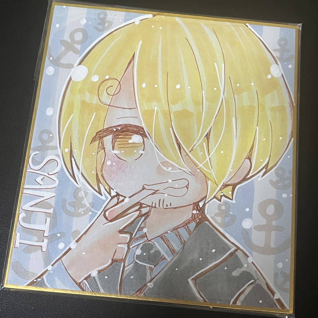 小色紙 ワンピース サンジ