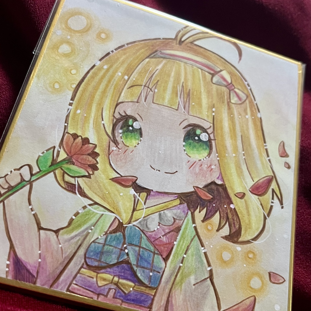 小色紙 青エク 杜山しえみ ②