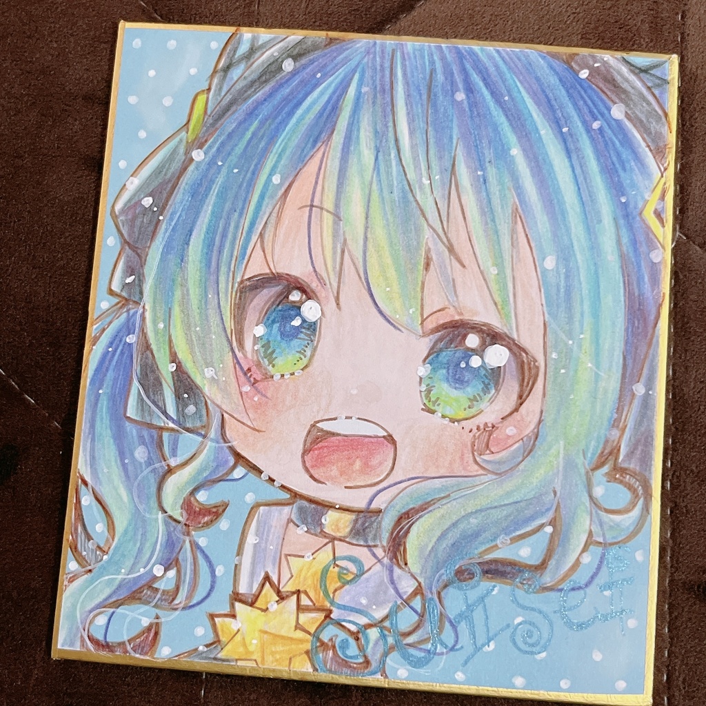 小色紙 ホロライブ 星街すいせい - ( *´艸｀)今日も元気です - BOOTH