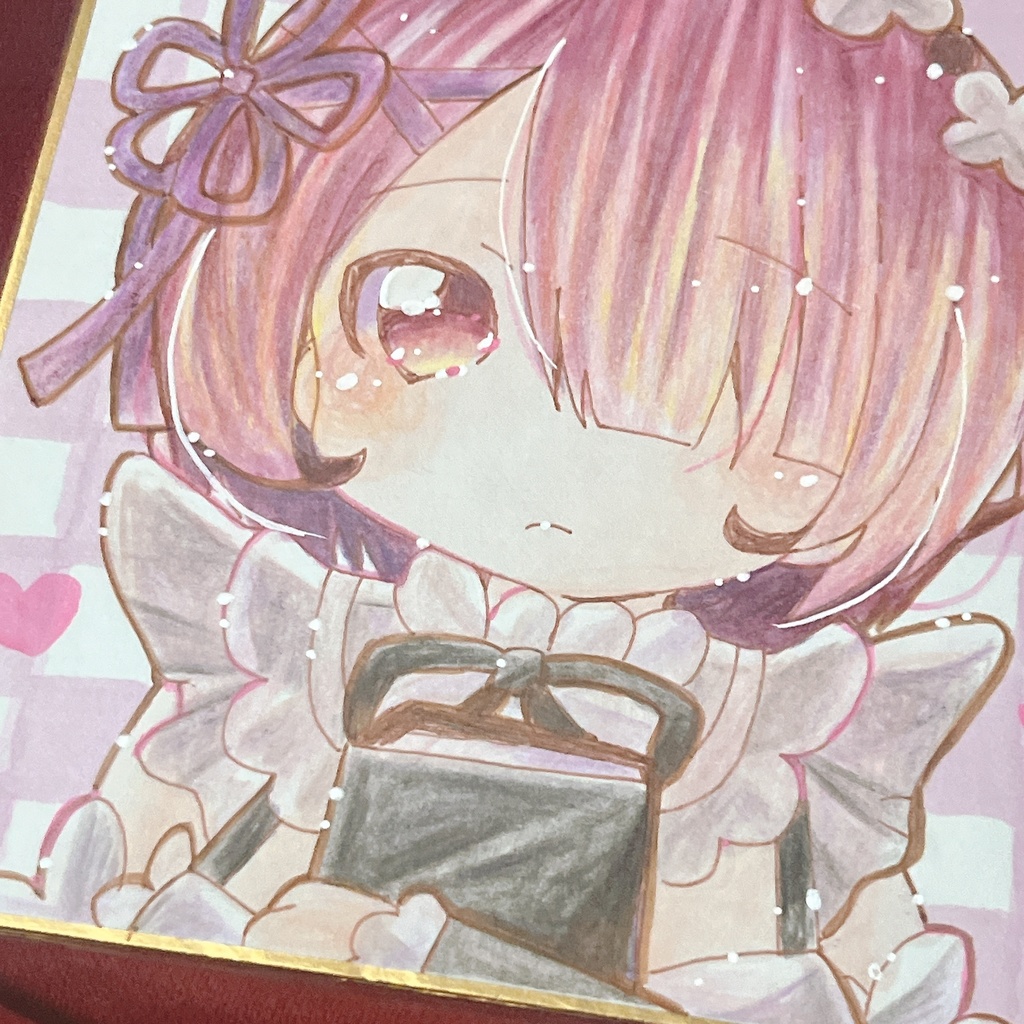 小色紙 リゼロ ラム