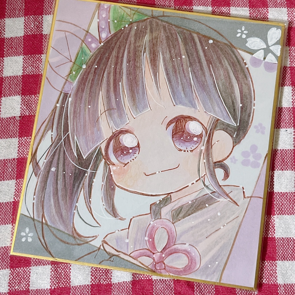小色紙 鬼滅の刃 栗花落カナヲ