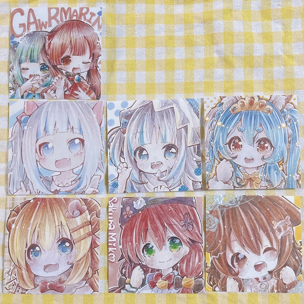 複製色紙 ホロライブ ① セット