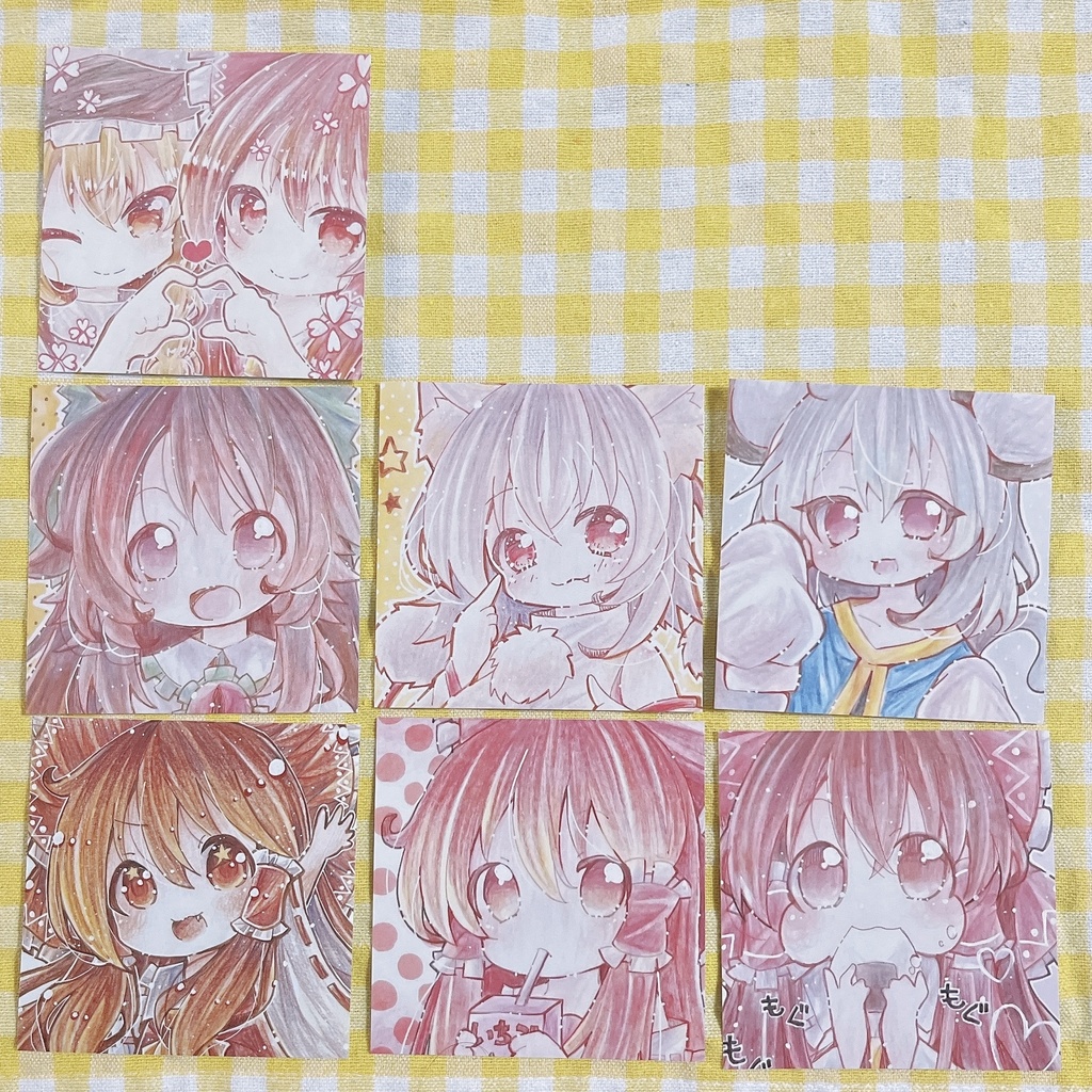 複製色紙 東方 ① セット