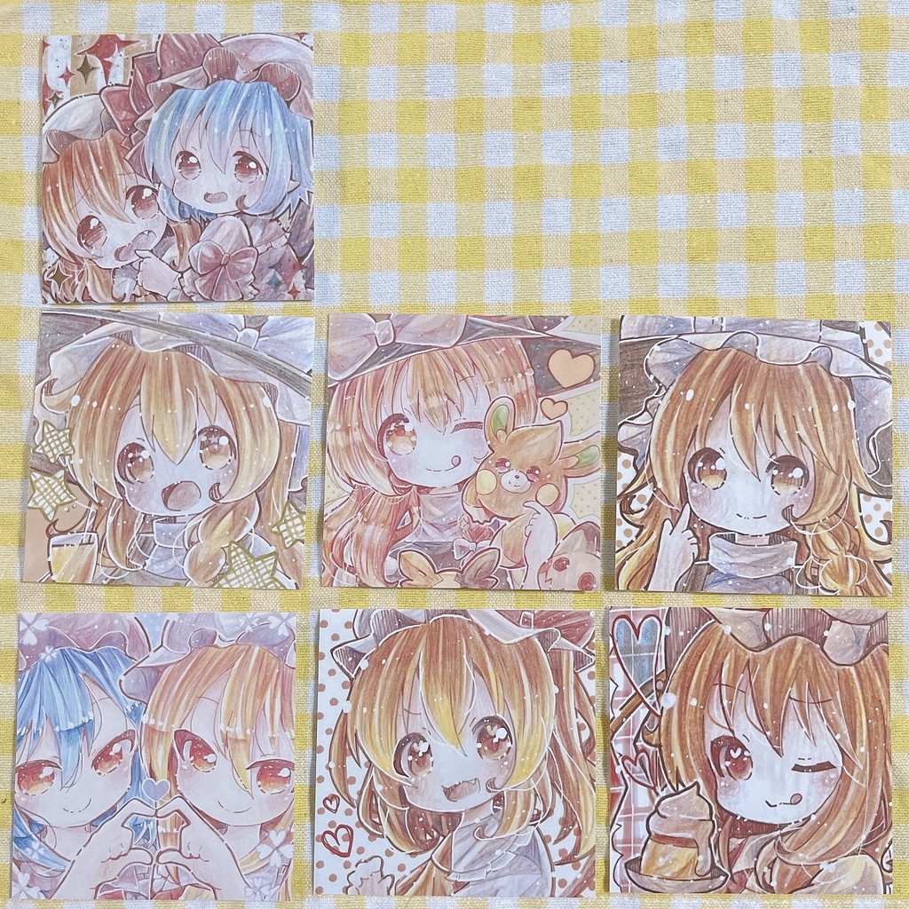 複製色紙 東方 ② セット