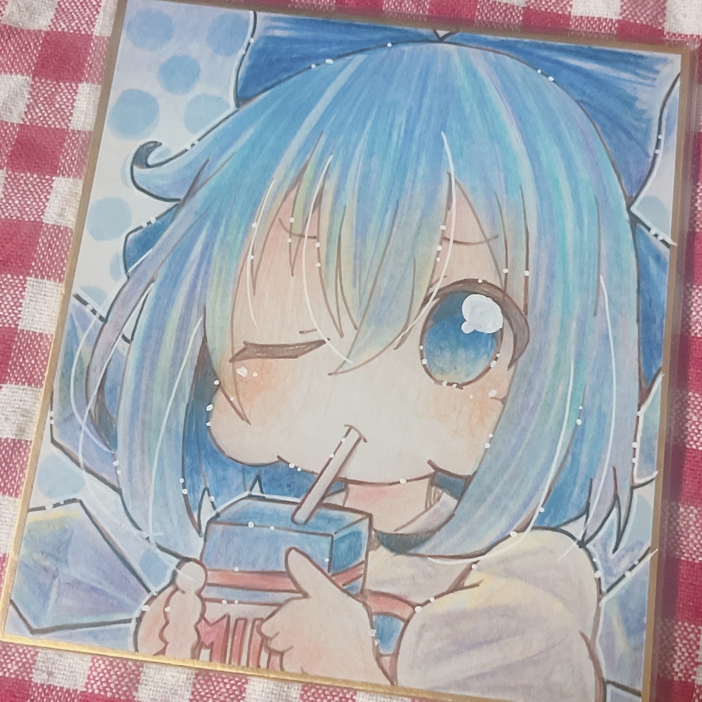 小色紙 東方 チルノ